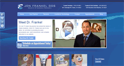 Desktop Screenshot of jonfrankeldentistry.com